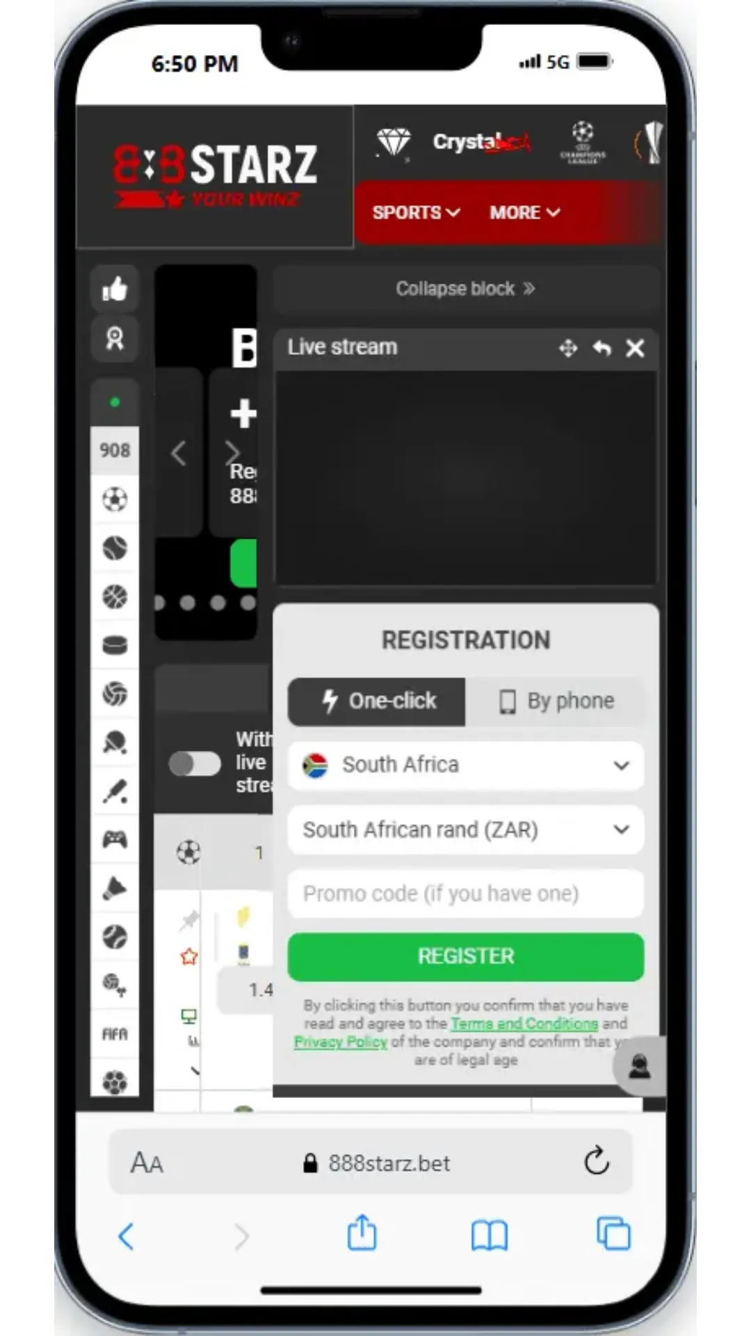 Mobile App Screenshot