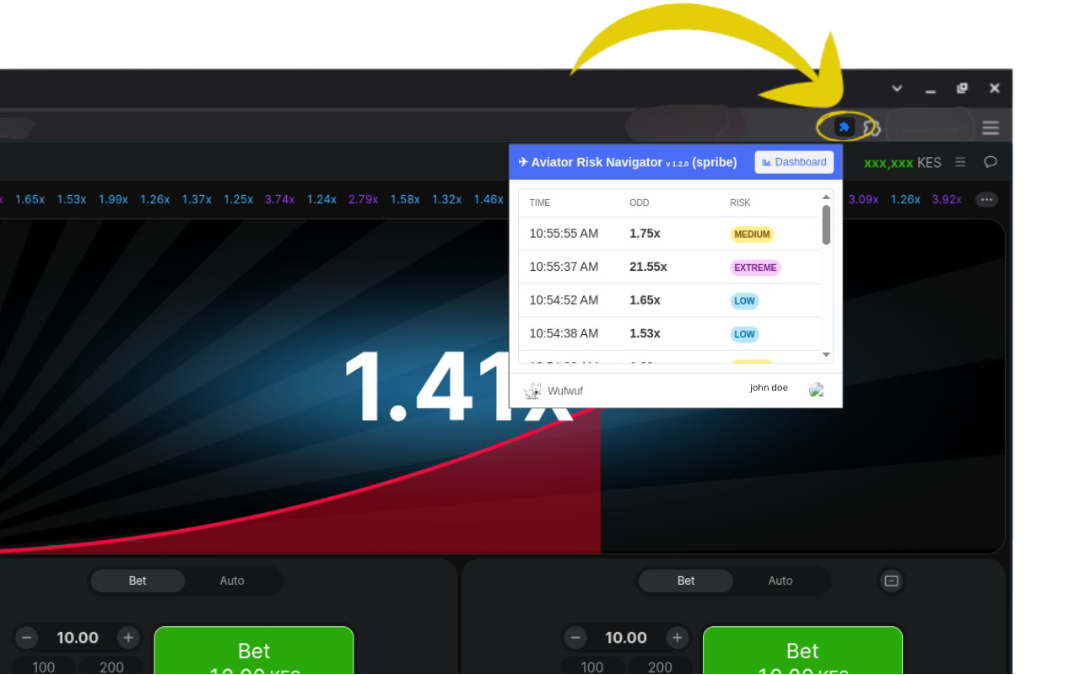 BetKing Aviator Predictor Extension Preview